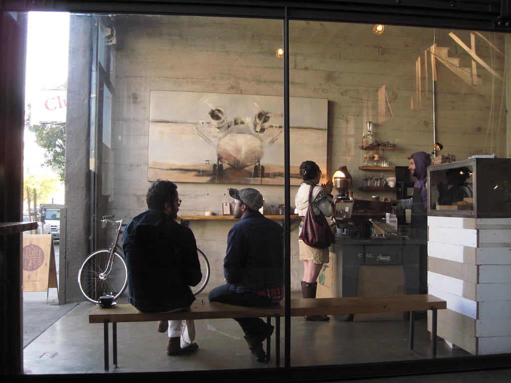 either the sightglass is half full