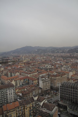 View of Torino from observation deck 5