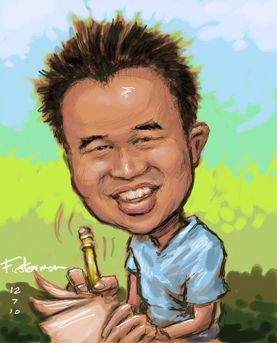 My caricature by William Fiesterman