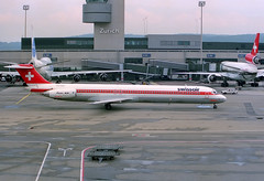 Swissair MD-82 PH-MBZ ZRH 08/08/1989