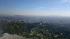 Griffith Observatory and downtown LA