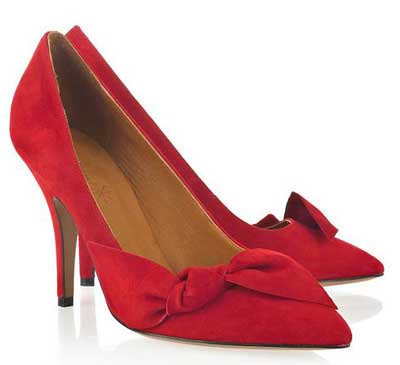 isabel-marant-red-suede-shoes