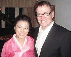 Julie Kim and Kevin Falcon