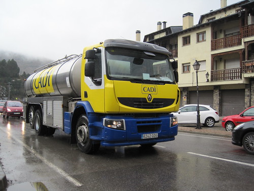 Camió Renault a Martinet de Cerdanya