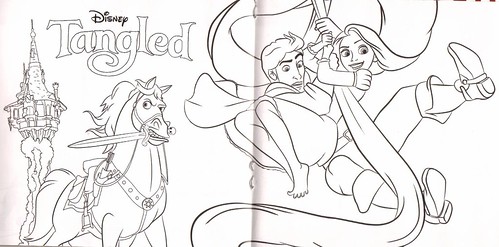 tangled movie coloring pages - photo #36