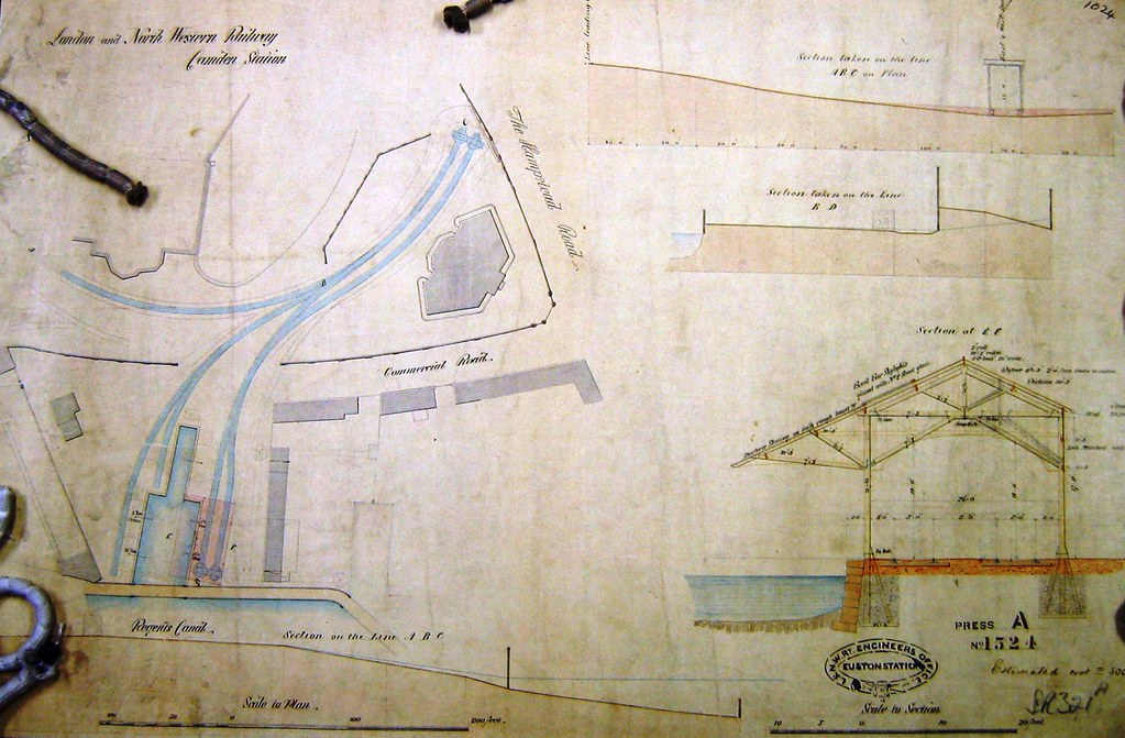 [Image of LNWR interchange facilities, 1848]