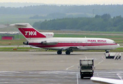 TWA B727-31 N848TW ZRH 08/08/1989
