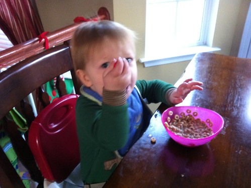 101219 Coleman eating cereal 01