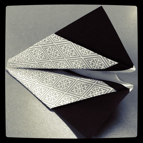 Paper airplane 'Sideslip' 13.01.11