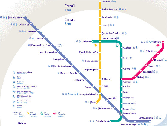 mapa metro