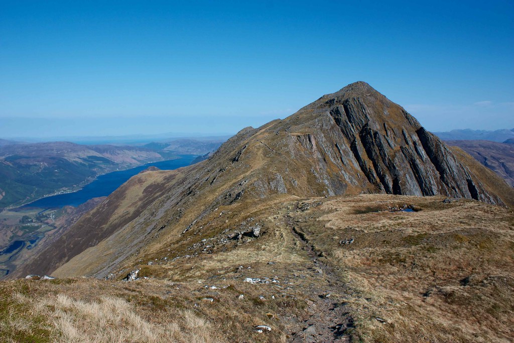 The ridge to Sgurr nan Saighead