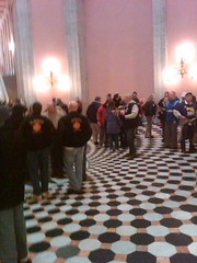 Half filled rotunda. Should be packed.