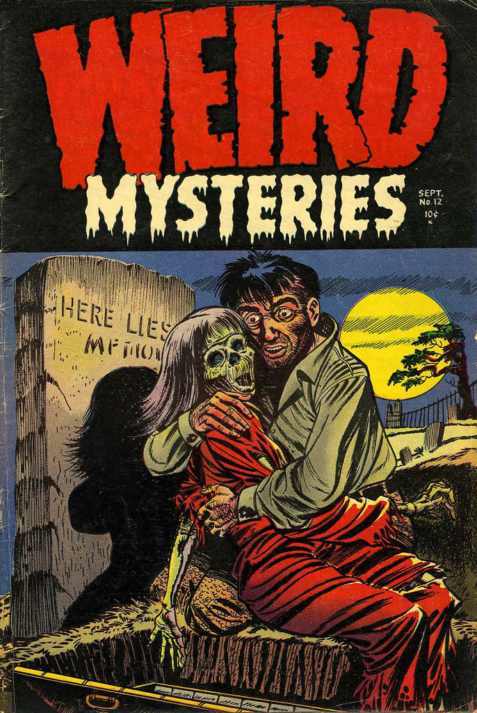 Weird Mysteries #12 Bernard Bailey Cover (Gillmor, 1954) 