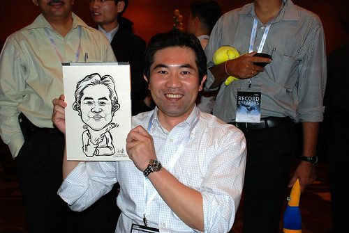 Caricature live sketching for EMC APJ Salers Kick Off 2011 - 16