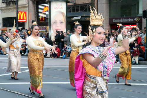 SF Chinese New Year Parade: Thai Troupe