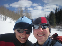 Kat & Clare Smiling on Keenan Trail