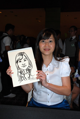 Caricature live sketching for Swire Pacific Offshore & The China Navigation Company Pte Ltd Annual D&D - 9
