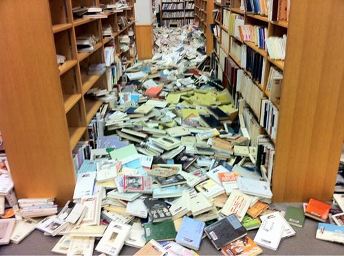 Japan Library Earthquake Damage2