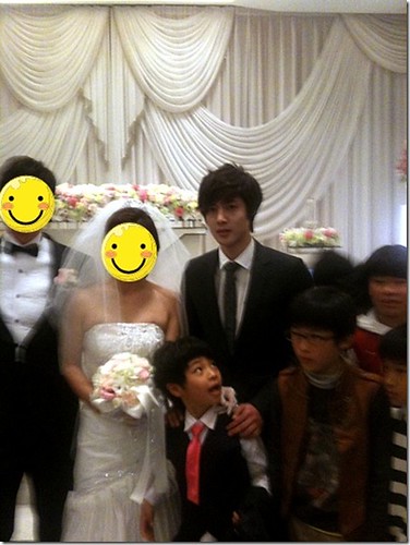 Kim Hyun Joong & Kim Junsu Attending a Wedding Ceremony [06.03.11]