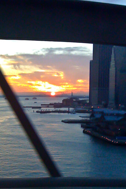 Sunset of NY Harbor