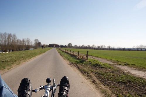Cycling near Deventer - View from my bike