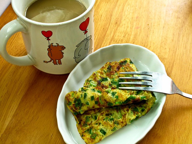 IMG_1443 Tea break with chives omelette