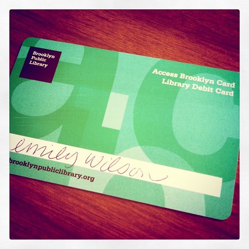 Library card. :)