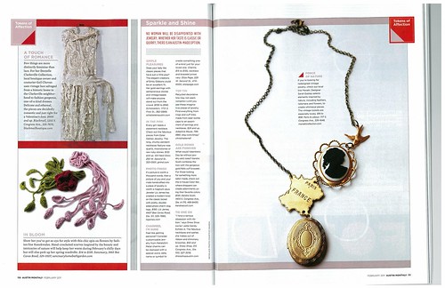 My Diva (flower) Scarves in Austin Monthly Romance Issue February 2011