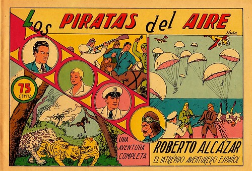 003-Roberto Alcázar nº 3-Los piratas del aire-portada