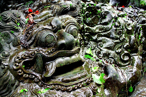 Bali Riverside Stone Carvings