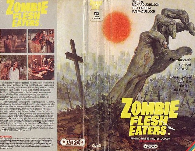 Zombie Flesh Eaters (VHS Box Art)