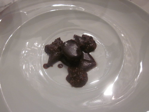 El Bulli - Roses - February 2011 - Blackberry Risotto with Game Meat Sauce