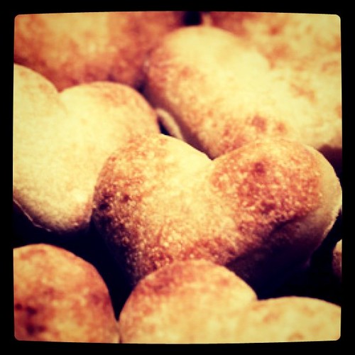 Heart dough balls