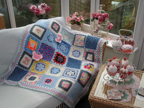 Such gorgeous Squares everyone! Thank you to every one that has contributed to this Blanket.