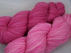 Its Pink! BFL Aran - Your Choice - Dark or Light