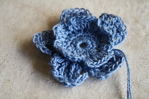 Crocheted flower :D