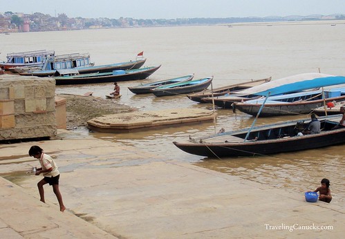 Boats on the River Ganges, Varanasi