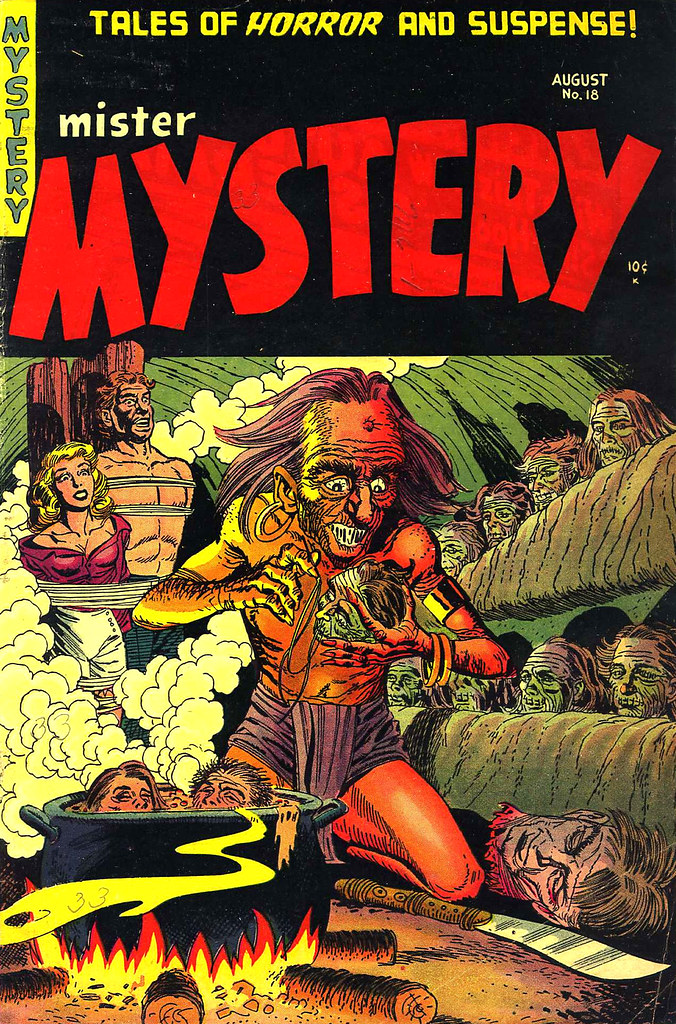 Mister Mystery #18 Bernard Baily Cover (Aragon Magazines, Inc., 1954)