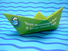 Paper boat with a message by net_efekt, on Flickr