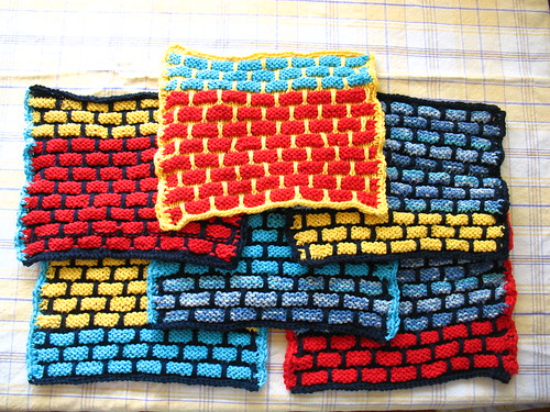 knitted ballband dishcloths