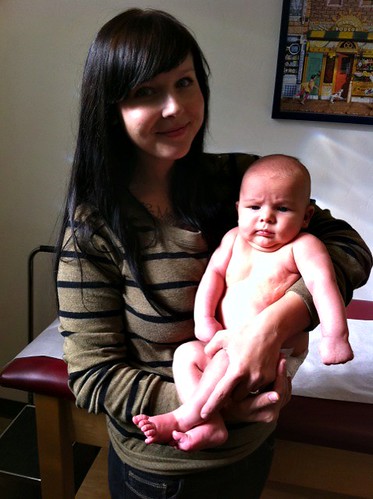at Henry's 2 month checkup