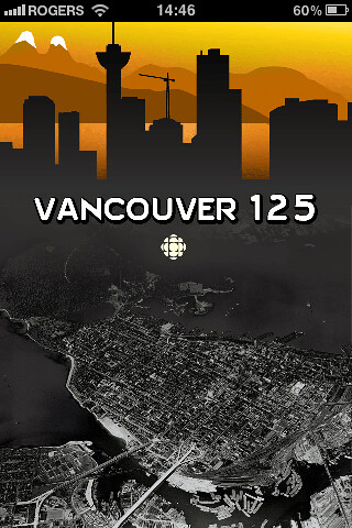 CBC's Vancouver 125 iPhone App