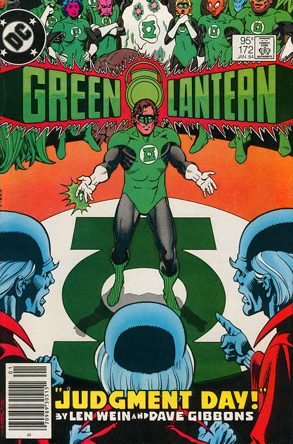 Green Lantern 172 cover by Dave Gibbons