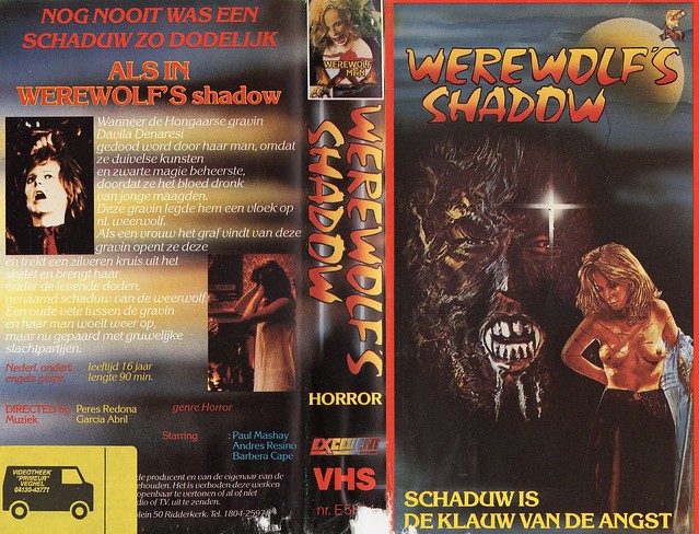 Werewolf's Shadow (VHS Box Art)