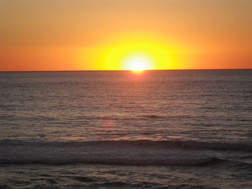Sunset in playas de Tijuana