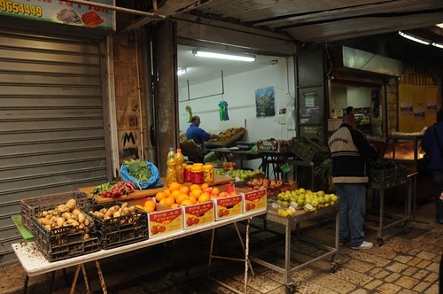 Fruit stand in the Old City Bazaar