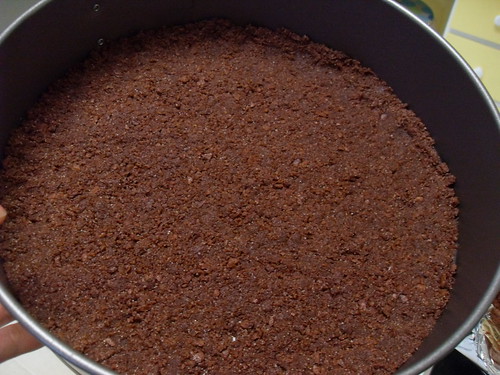 Crust for Brownie Mosaic Cheesecake