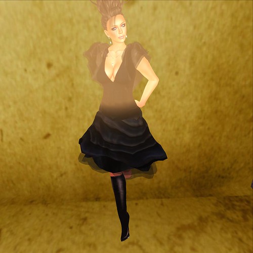 Moolto Hunt - ROC dress, BarePeds boots, Virtual Impressions jewelry