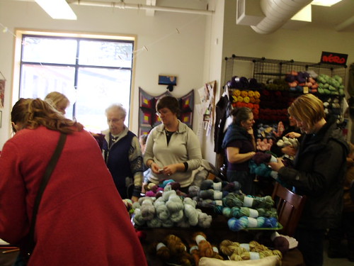 Action at Yarn Harbor -- Not Slumber Party