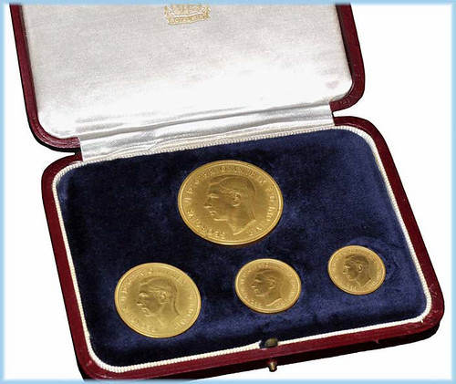 1937 George VI gold matt proof set